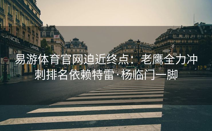 易游体育官网迫近终点：老鹰全力冲刺排名依赖特雷·杨临门一脚