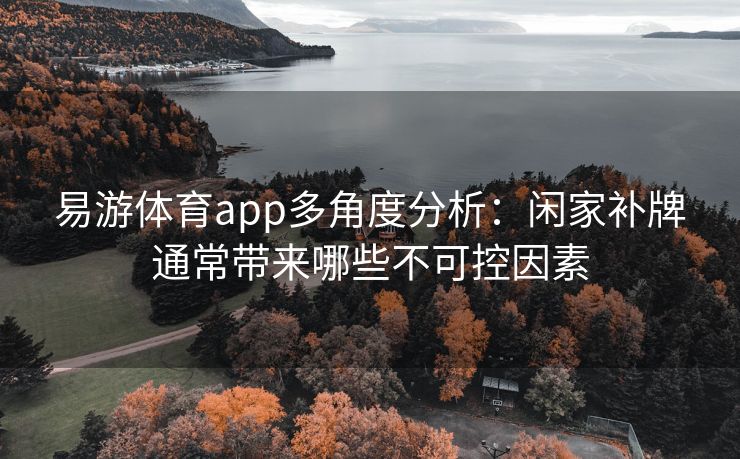 易游体育app多角度分析：闲家补牌通常带来哪些不可控因素