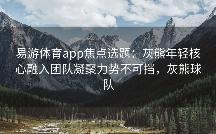 易游体育app焦点选题：灰熊年轻核心融入团队凝聚力势不可挡，灰熊球队