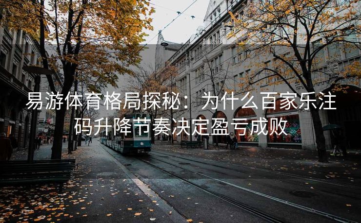 易游体育格局探秘：为什么百家乐注码升降节奏决定盈亏成败